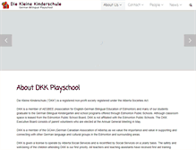 Tablet Screenshot of dkkplayschool.org